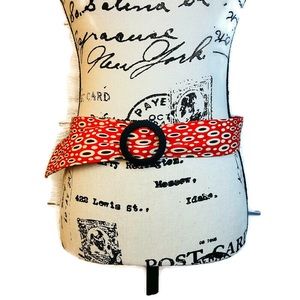 Vintage inspired “ASTOR” cloth belt